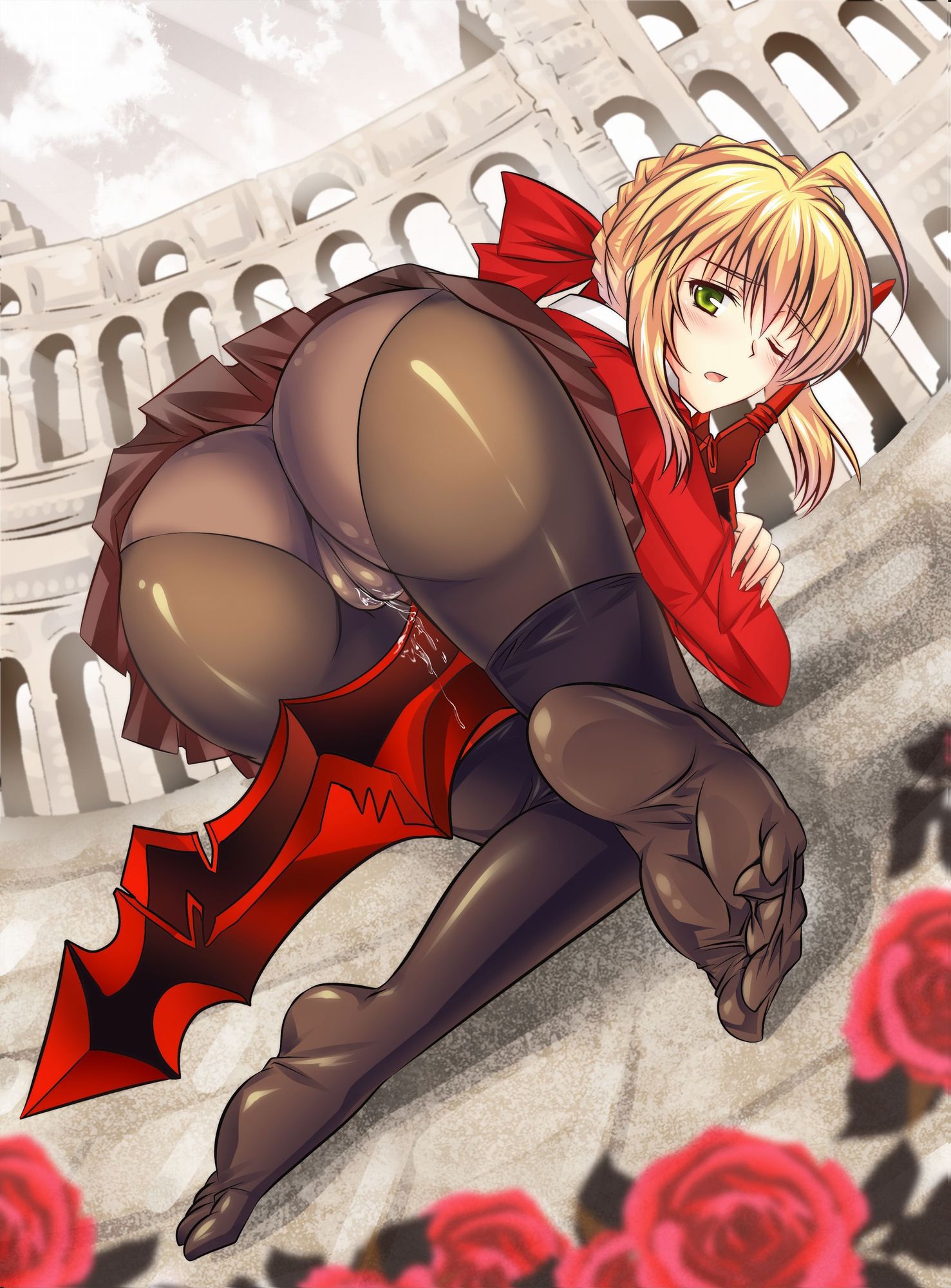 Erotic image that can be pulled out just by imagining saber's masturbation figure [Fate] 32