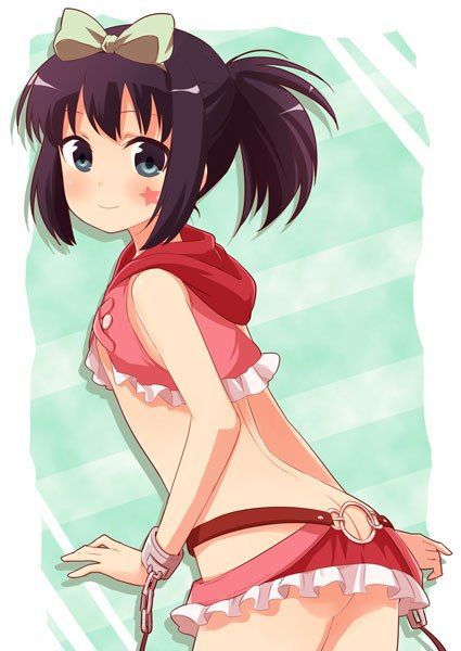 It is an erotic image of Saki-Saki! 1