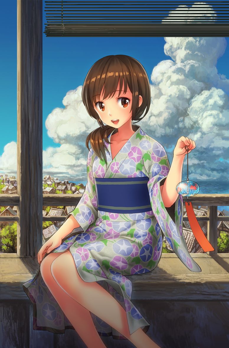 I want to pull out in the secondary erotic image of Japanese clothes and yukata! 7