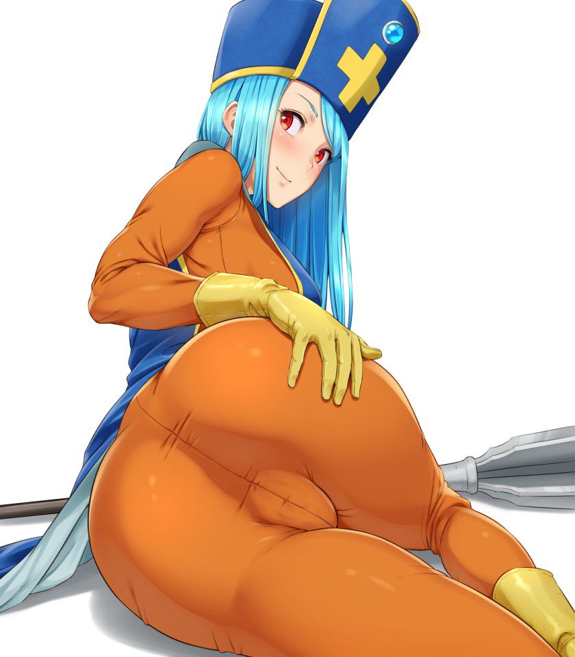 I want to molest you now! Beautiful girl 2D erotic image with such a plump ass 23