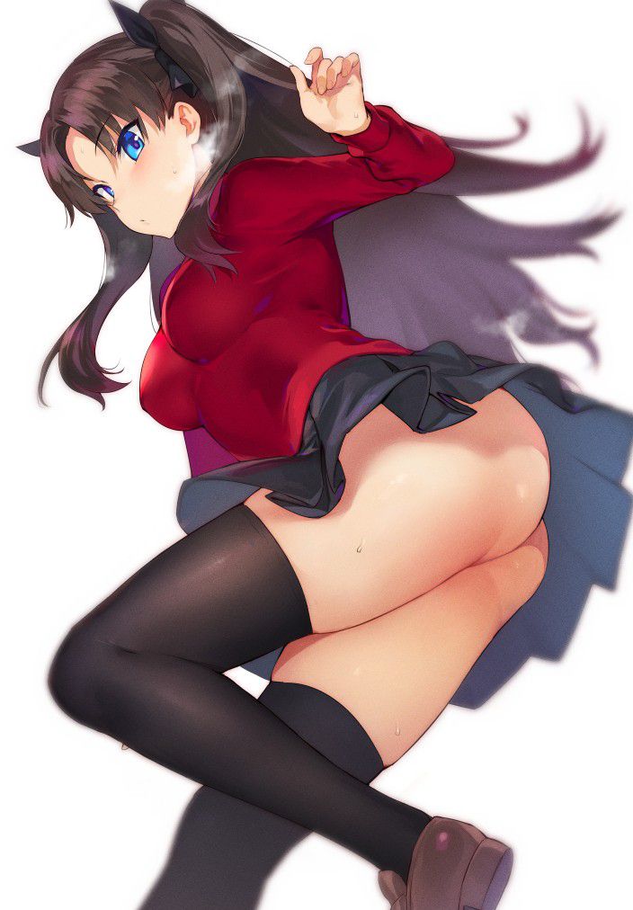 I want to molest you now! Beautiful girl 2D erotic image with such a plump ass 25