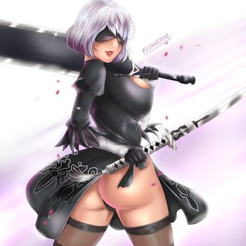 NieR Automata's erotic cute image will be pasted! 19