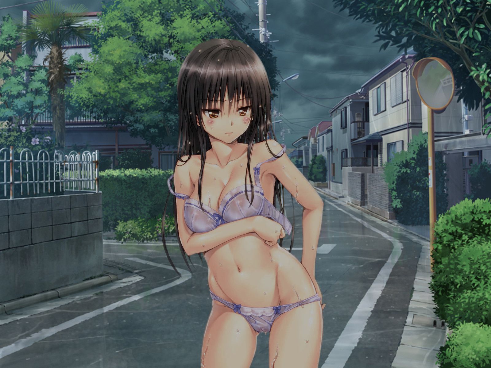 【Rain exposure】It feels good when you hit the rain naked! Part 2 27