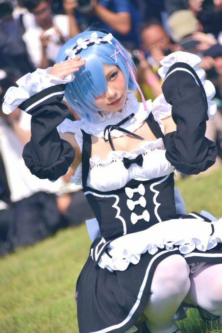 [With images] beautiful girl "I was erotic cosplay of Rezero's REM!" This ←wwwwww 9