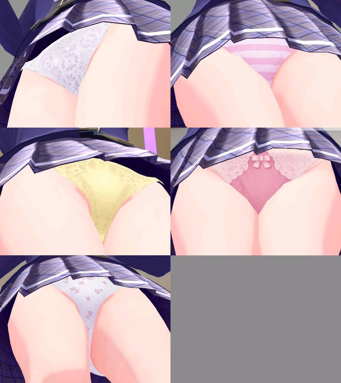 【Image】Colopla's new game, girls' pants are different and too every time 2