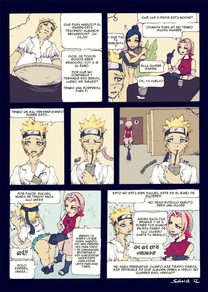 [Soloid] Naruto and Futa!Sakura Comic (Incomplete) [Spanish] 3