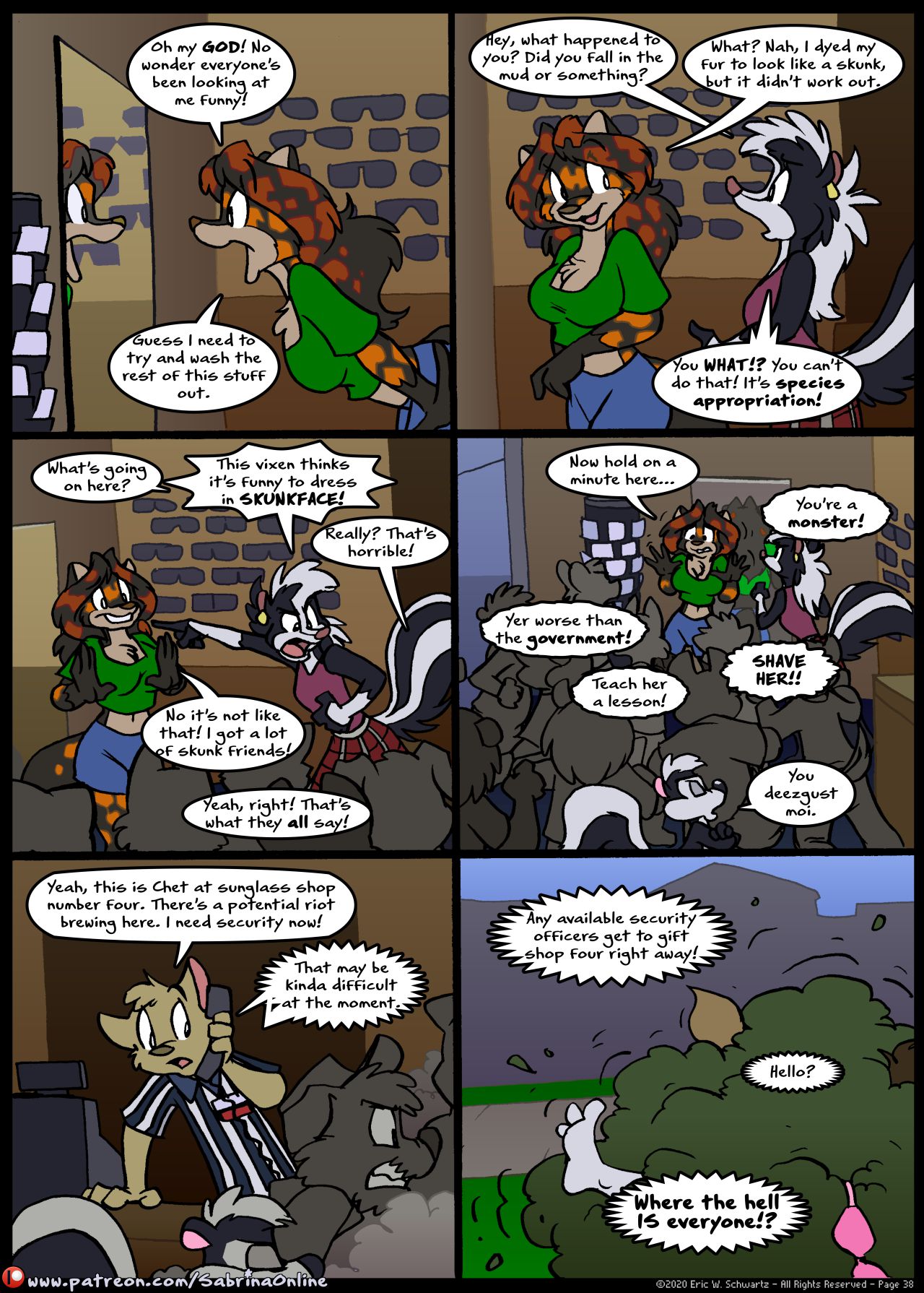 [Eric W. Schwartz] Sabrina Online: Skunks' Day Out (Ongoing) 38