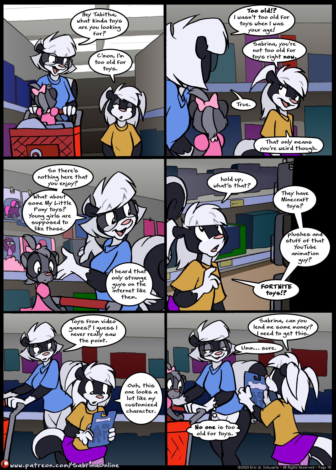 [Eric W. Schwartz] Sabrina Online: Skunks' Day Out (Ongoing) 45
