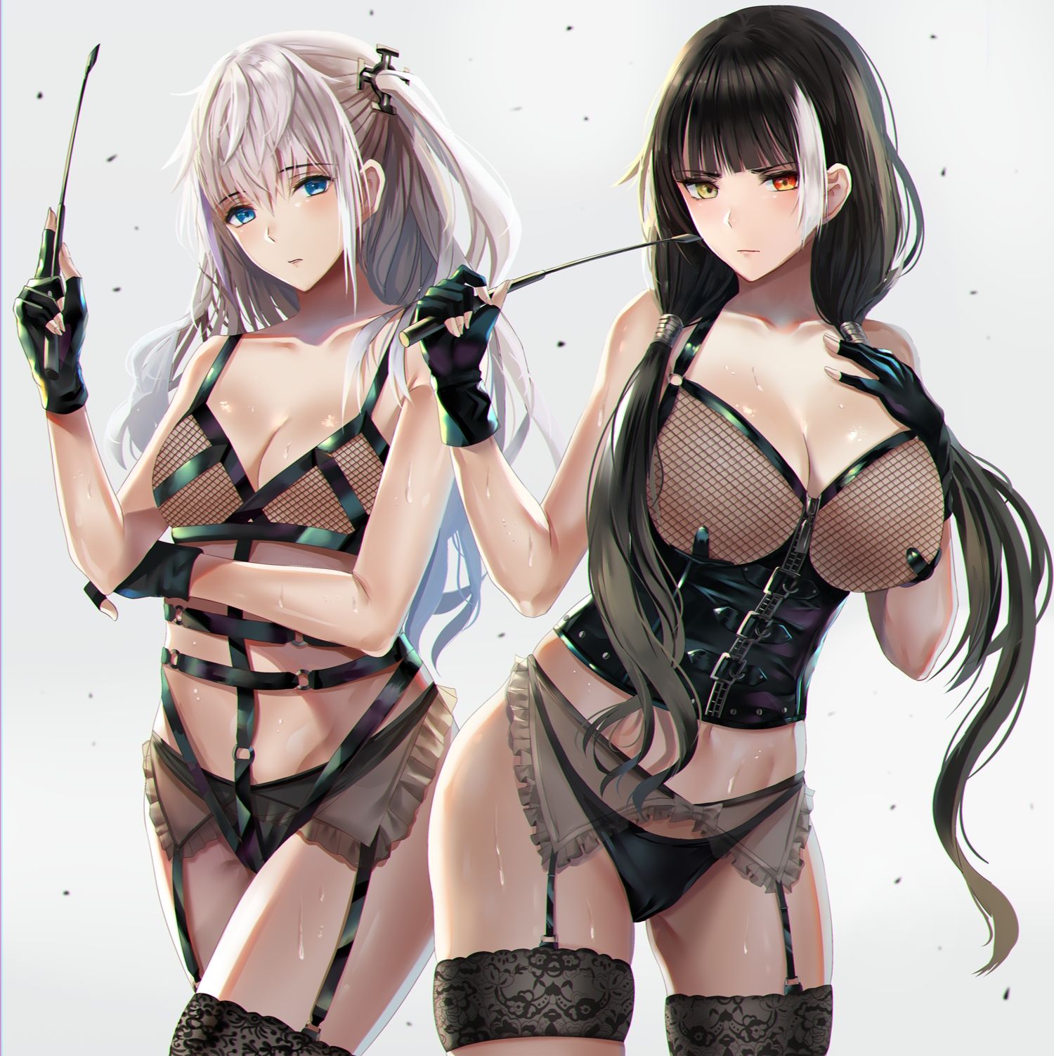 Erotic anime summary sexy beautiful girls wearing garter belts [50 pieces] 1