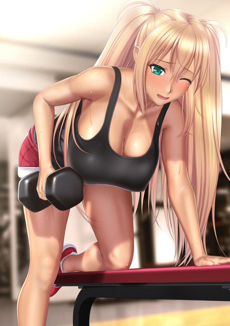 [Secondary erotic] how many kilos of dumbbell can you have? The erotic image of the main character, Hibiki Sakura, is here 26