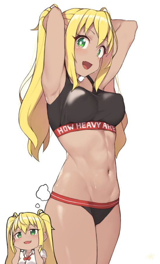 [Secondary erotic] how many kilos of dumbbell can you have? The erotic image of the main character, Hibiki Sakura, is here 5