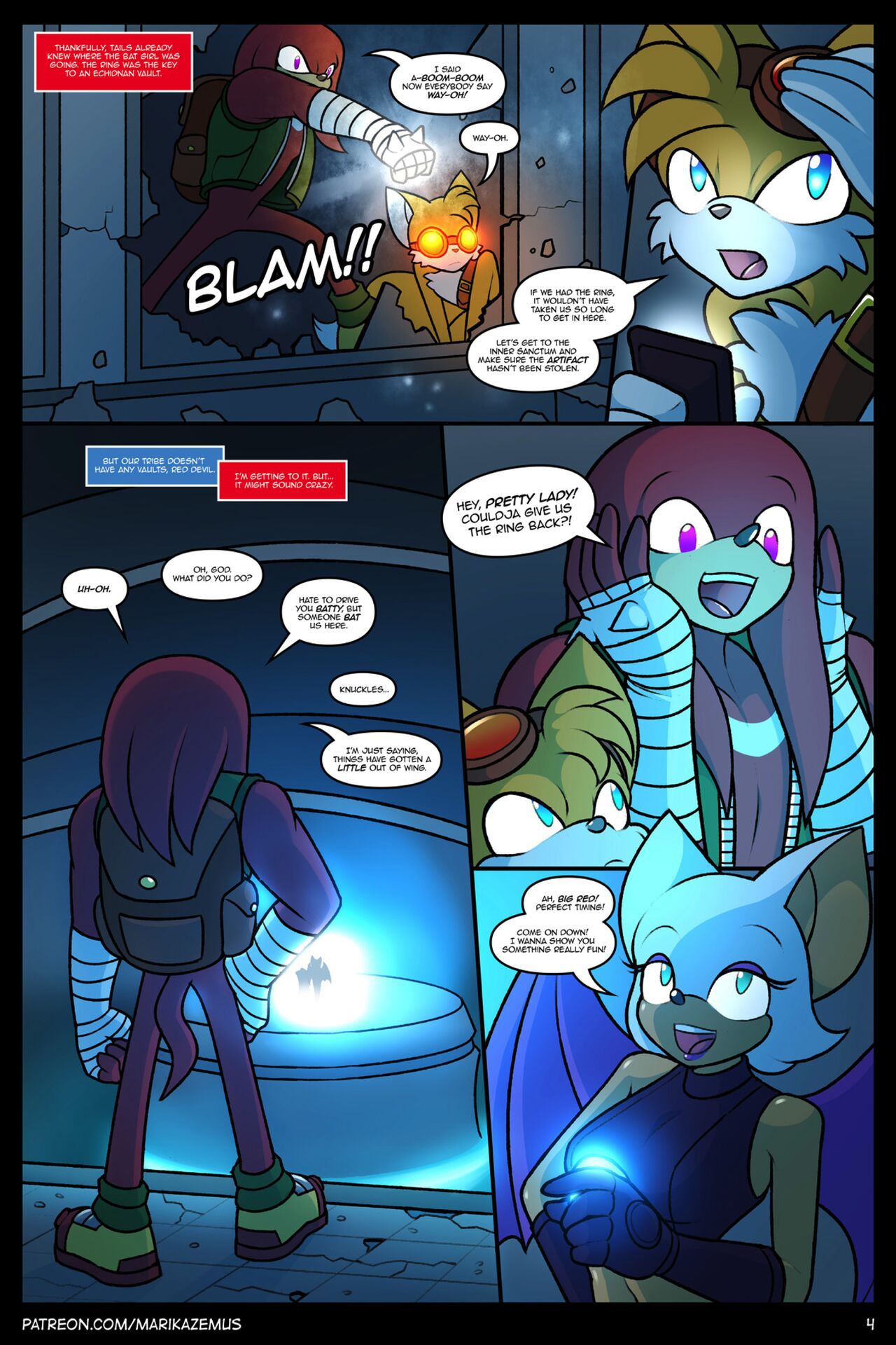 [MarikAzemus] Sonic Boom: Echidna Nights (Ongoing) 4