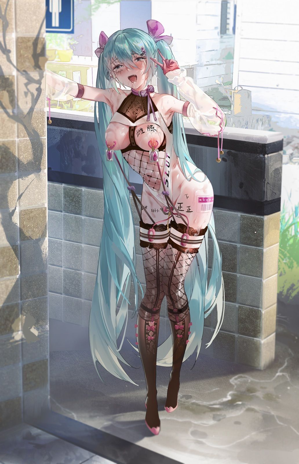 [Vocaloid] Was there such a transcendent erotic Hatsune Miku's missing secondary erotic image? ! 13