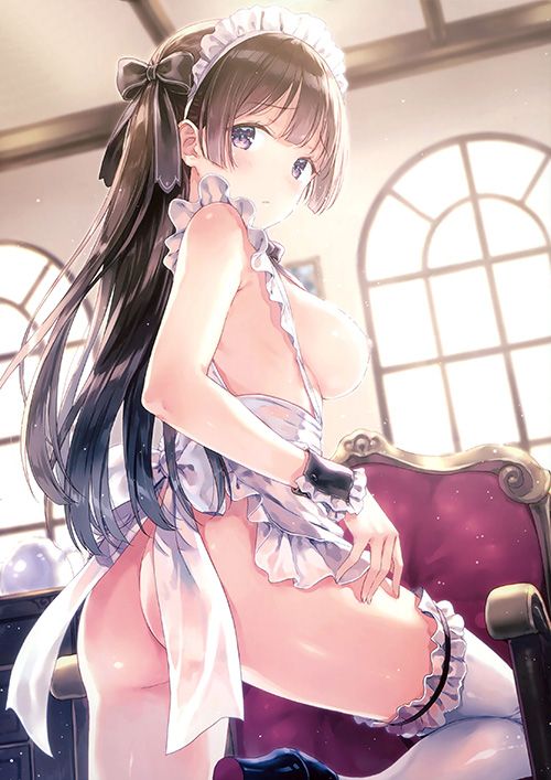 【Secondary erotic】Erotic image summary of girls of naked apron [50 sheets] 18