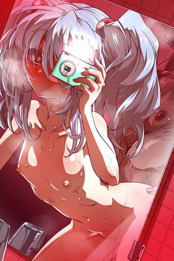Erotic image of a girl who is taking a selfie of a figure during sex [30 pieces] 30