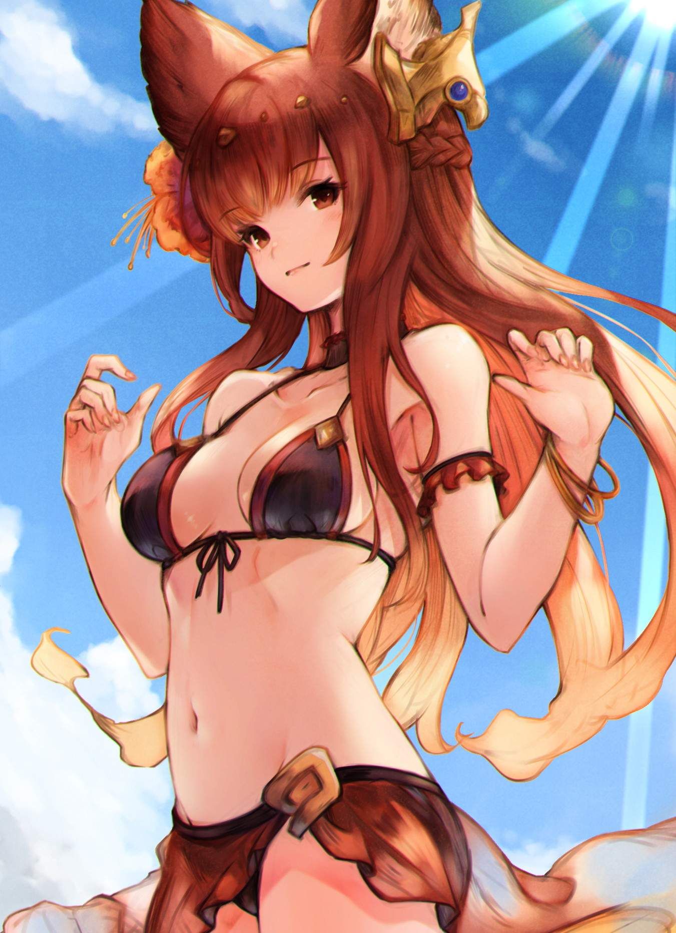 Granblue Fantasy Erotic Image Assing 11