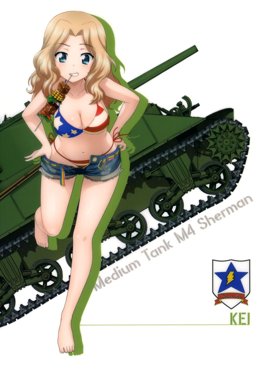 Girls &amp; Panzer people who want to get wet with erotic images gather! 13