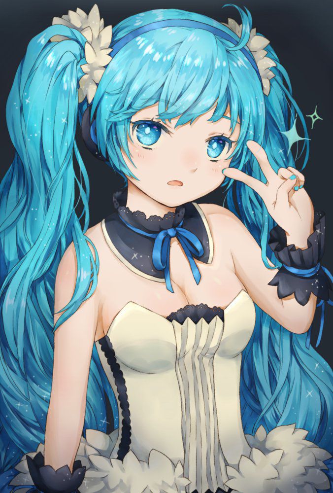 【Secondary】Blue Hair Girl Image Part 2 43