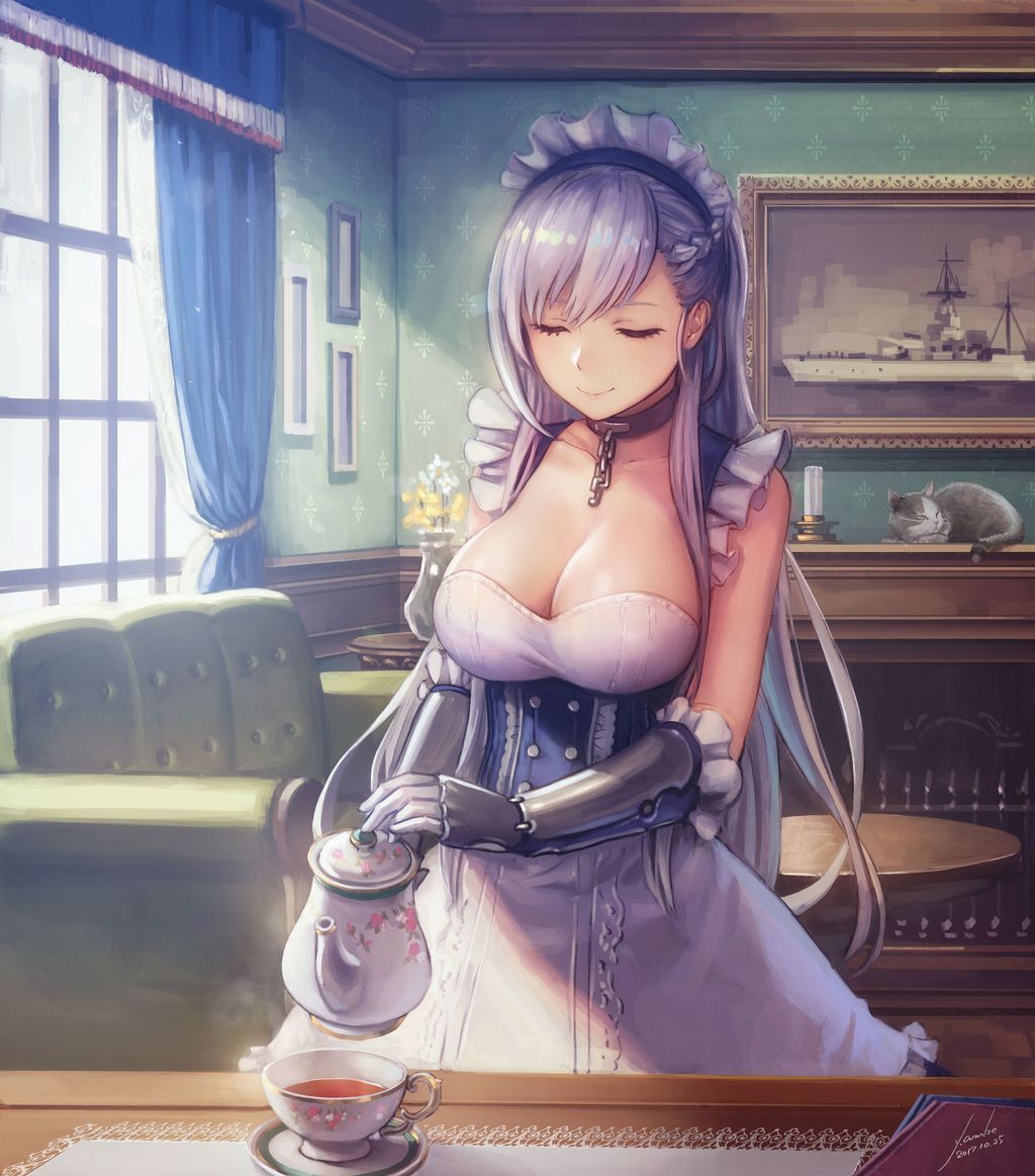 Two-dimensional erotic image of maid. 4