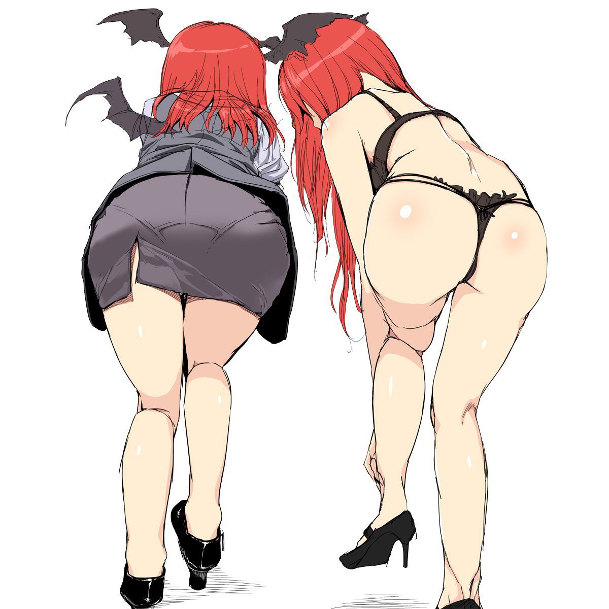 Erotic image of "panty line" that is definitely checked from behind if you wear perfect pants 2