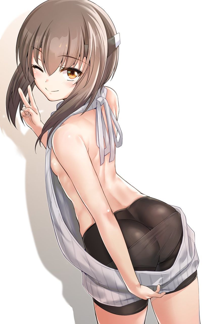 Erotic image of "panty line" that is definitely checked from behind if you wear perfect pants 56