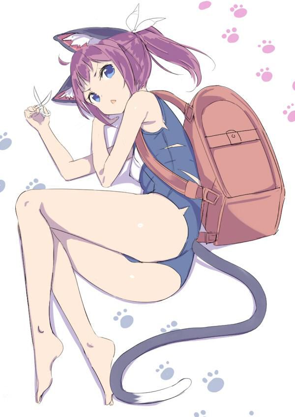 Please take erotic images that cute girls with 2D cat ears will sweeten! 42 sheets 22