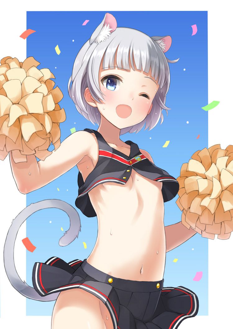 Please take erotic images that cute girls with 2D cat ears will sweeten! 42 sheets 36