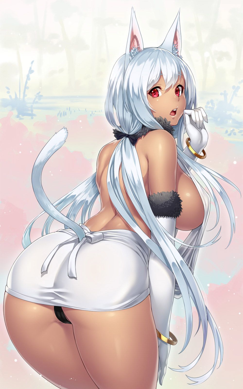 Please take erotic images that cute girls with 2D cat ears will sweeten! 42 sheets 8