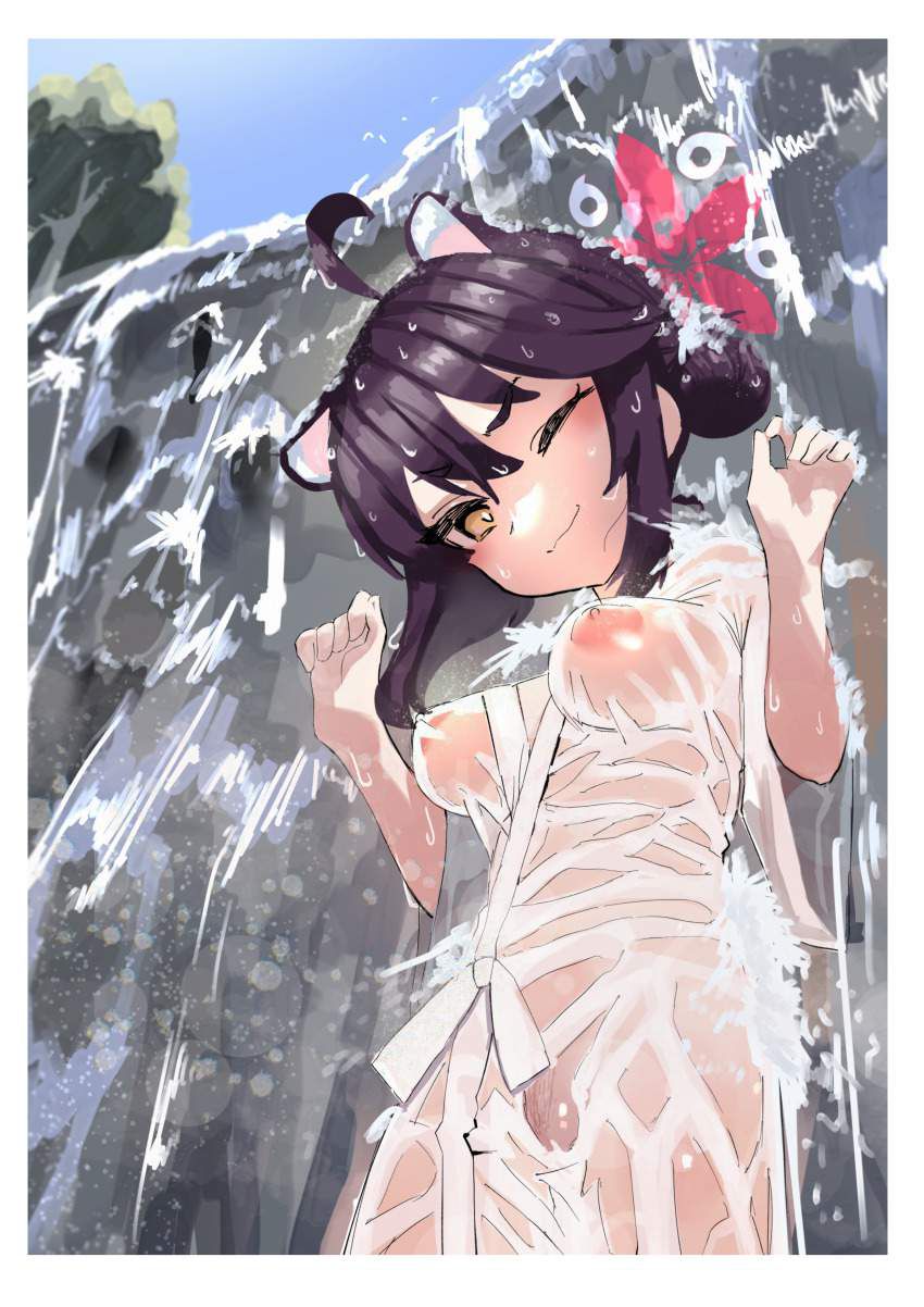 [Tucky is not related] Secondary erotic image of a girl being hit by a waterfall [Christel also does not matter ... 4