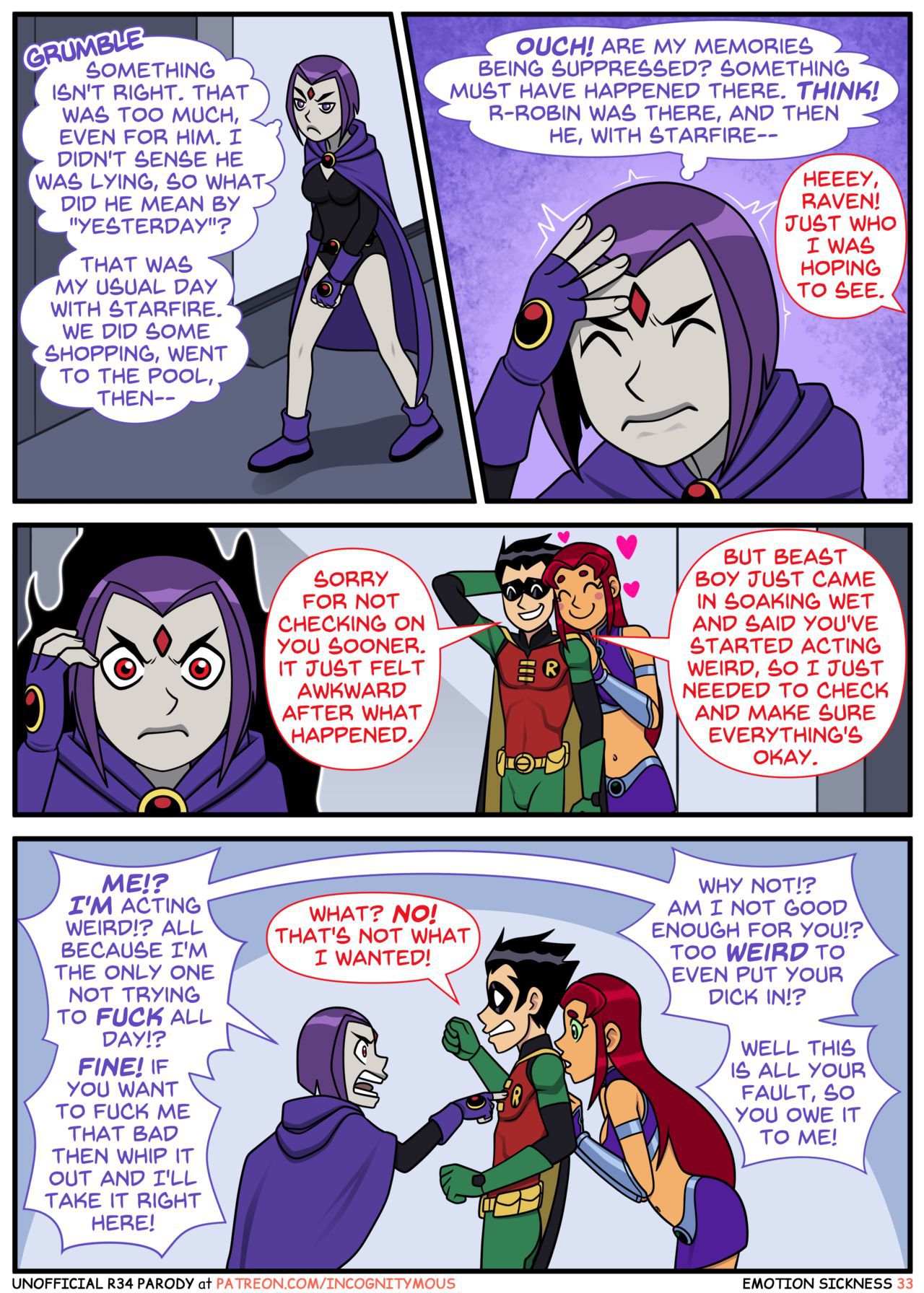 (Incognitymous) Teen Titans - Emotion Sickness(ongoing) 32