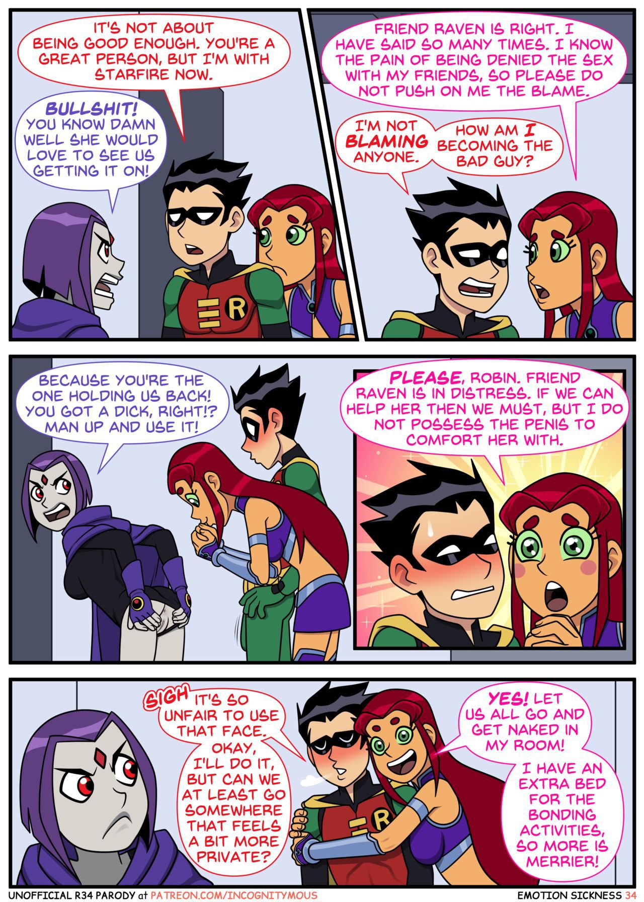 (Incognitymous) Teen Titans - Emotion Sickness(ongoing) 33