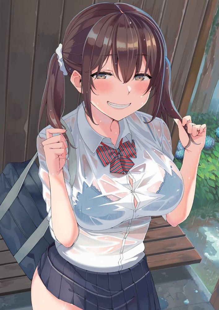 Erotic anime summary Beautiful girls who can see through the bra from clothes [secondary erotic] 17