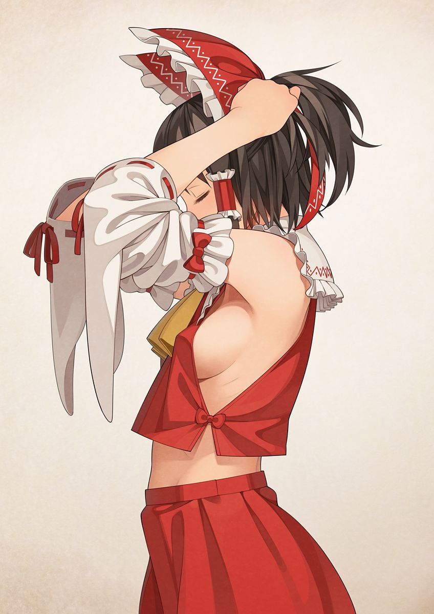 Please erotic image that the shrine maiden will come out! 11