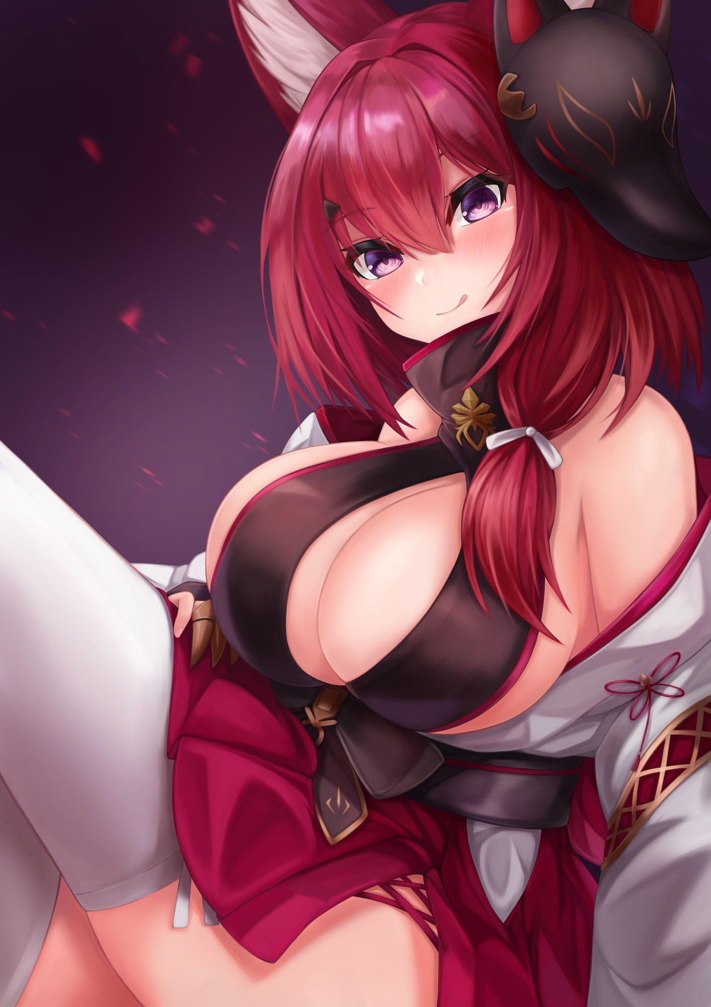 Please erotic image that the shrine maiden will come out! 5