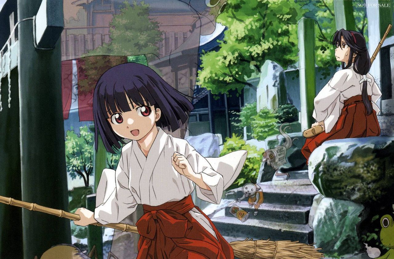 Please give me a secondary image that will be done with a shrine maiden! 2