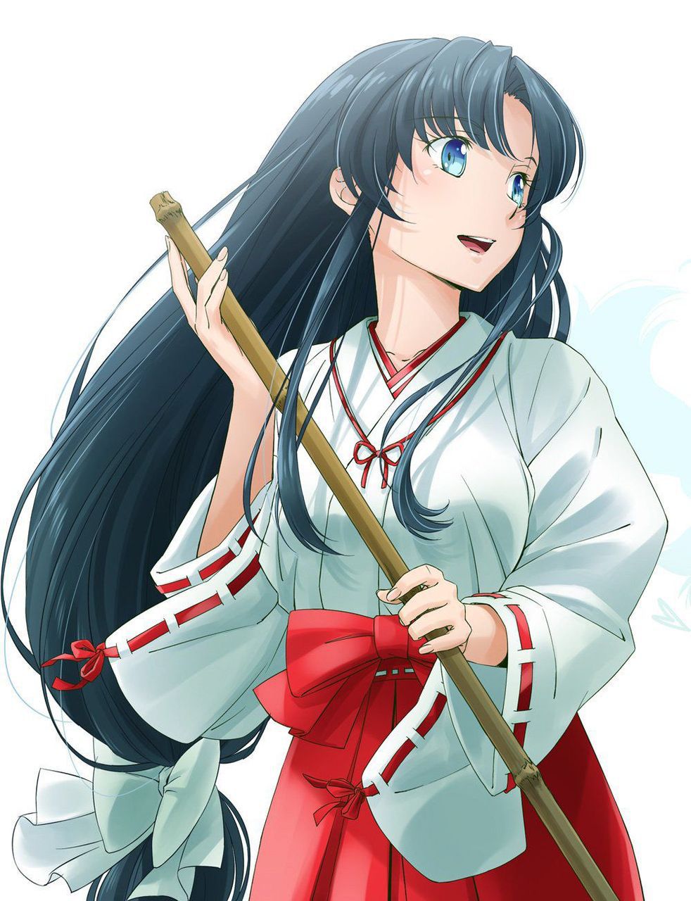 Please give me a secondary image that will be done with a shrine maiden! 5