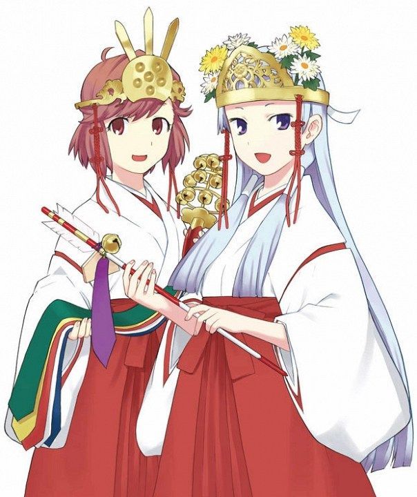 It is an erotic image of a shrine maiden! 10
