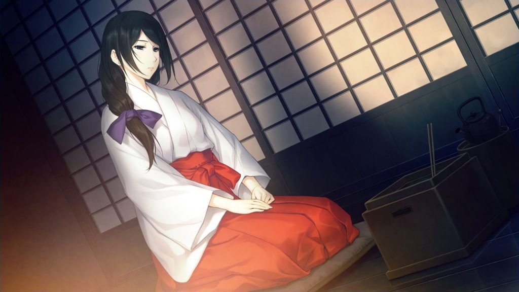 It is an erotic image of a shrine maiden! 15