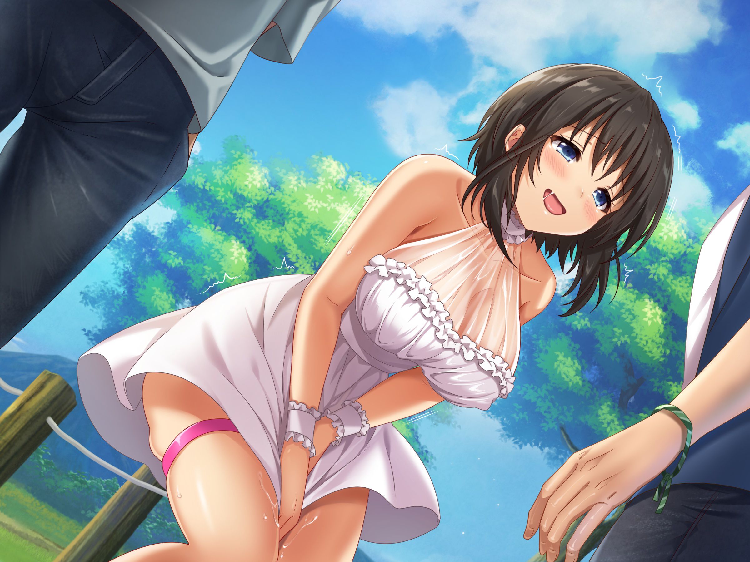 Erotic anime summary beautiful girls who are doing naughty things in the outdoors [50 pieces] 26