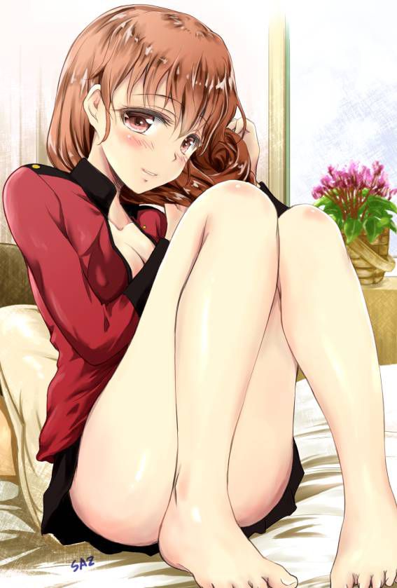 Beautiful girl 2D erotic image who makes her want to sleep on a knee pillow is too big 16