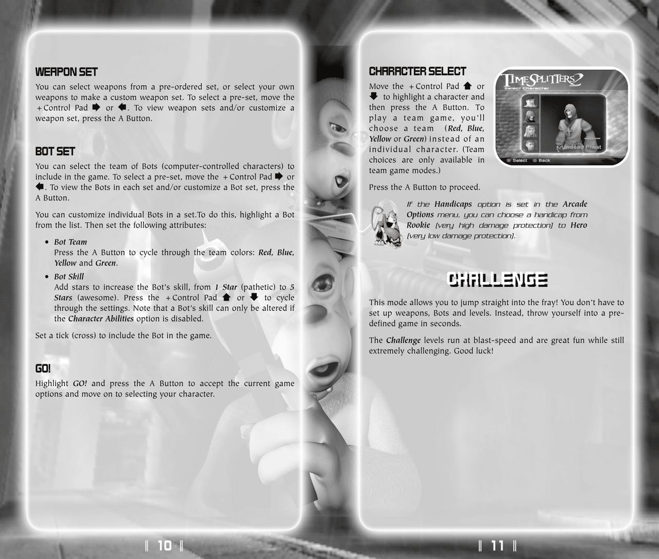 TimeSplitters 2 (GameCube) Game Manual 8