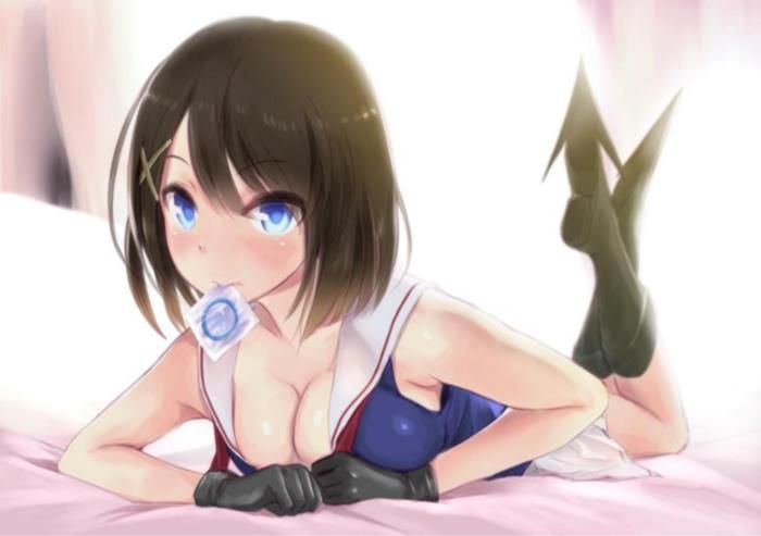 【Secondary】Image of a girl holding a condom in her mouth [Part 2] 5