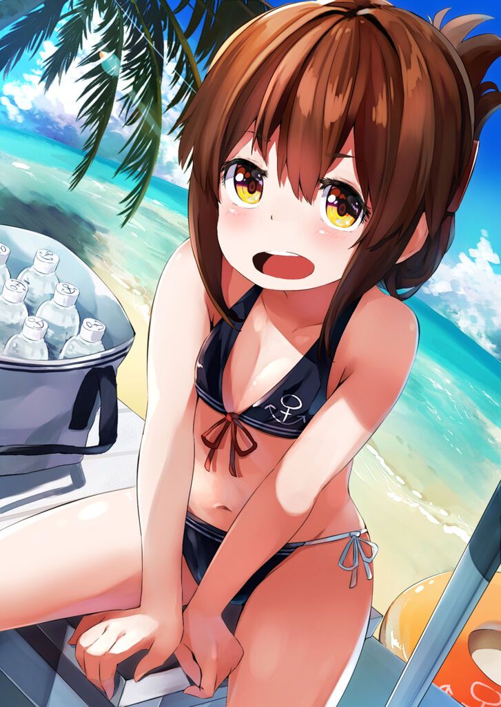 [131 pieces of intense selection] secondary image of a cute loli beautiful girl in a cute bikini or swimsuit 14