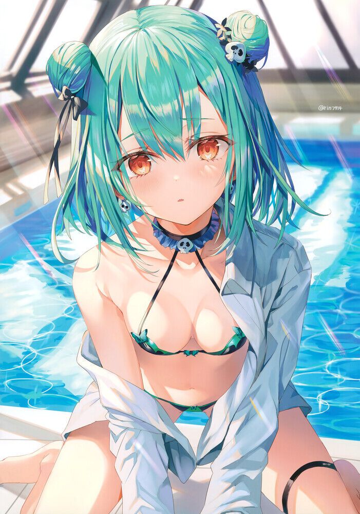 [131 pieces of intense selection] secondary image of a cute loli beautiful girl in a cute bikini or swimsuit 3