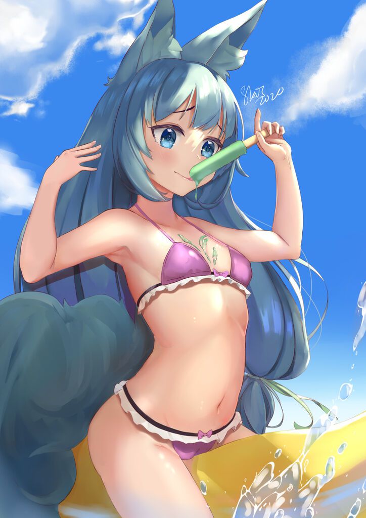 [131 pieces of intense selection] secondary image of a cute loli beautiful girl in a cute bikini or swimsuit 32