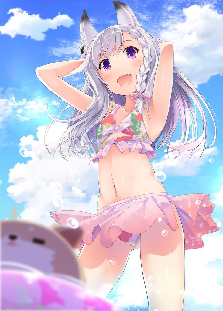 [131 pieces of intense selection] secondary image of a cute loli beautiful girl in a cute bikini or swimsuit 46