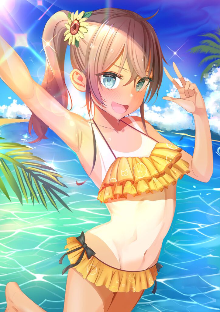 [131 pieces of intense selection] secondary image of a cute loli beautiful girl in a cute bikini or swimsuit 96