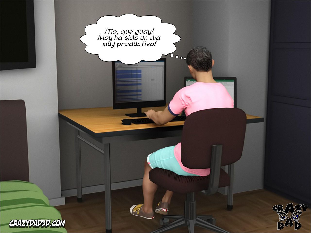 [CrazyDad3D] Mother, Desire Forbidden 1 (Spanish) 2