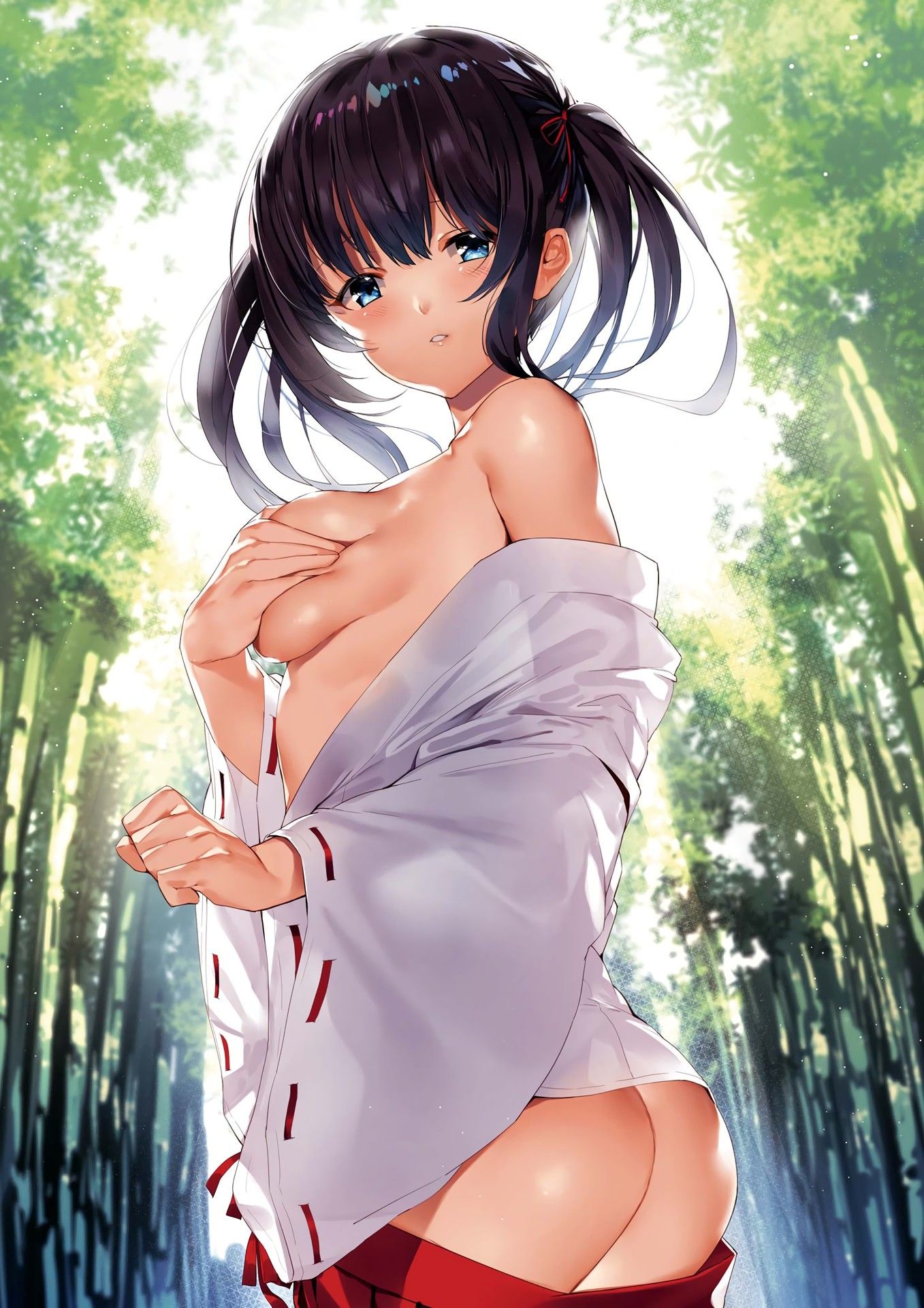 Secondary erotic girls in shrine maiden clothes nasty appearance erotic image [30 pieces] 15
