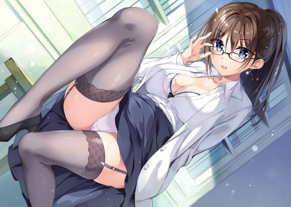 [Secondary erotic] erotic image of cute glasses daughters who look good on glasses is here 7